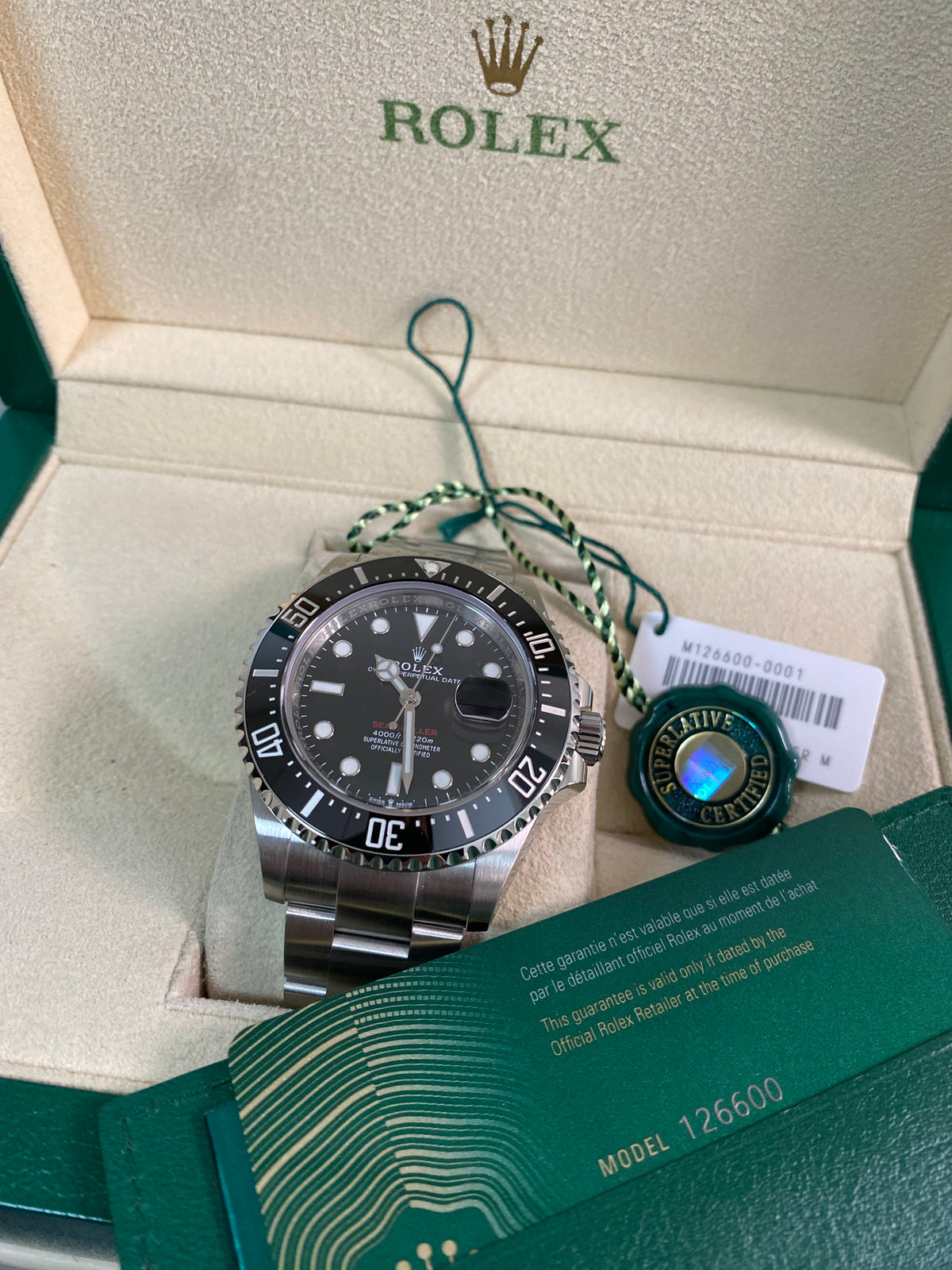 Rolex Steel Sea-Dweller 43mm - 2020 - Black Dial - 126600 *FULL SET*