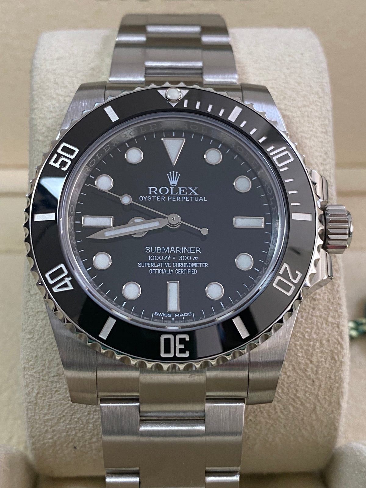 Rolex Steel Submariner No Date - 2017 - Black Dial - 114060 *COMPLETE SET*