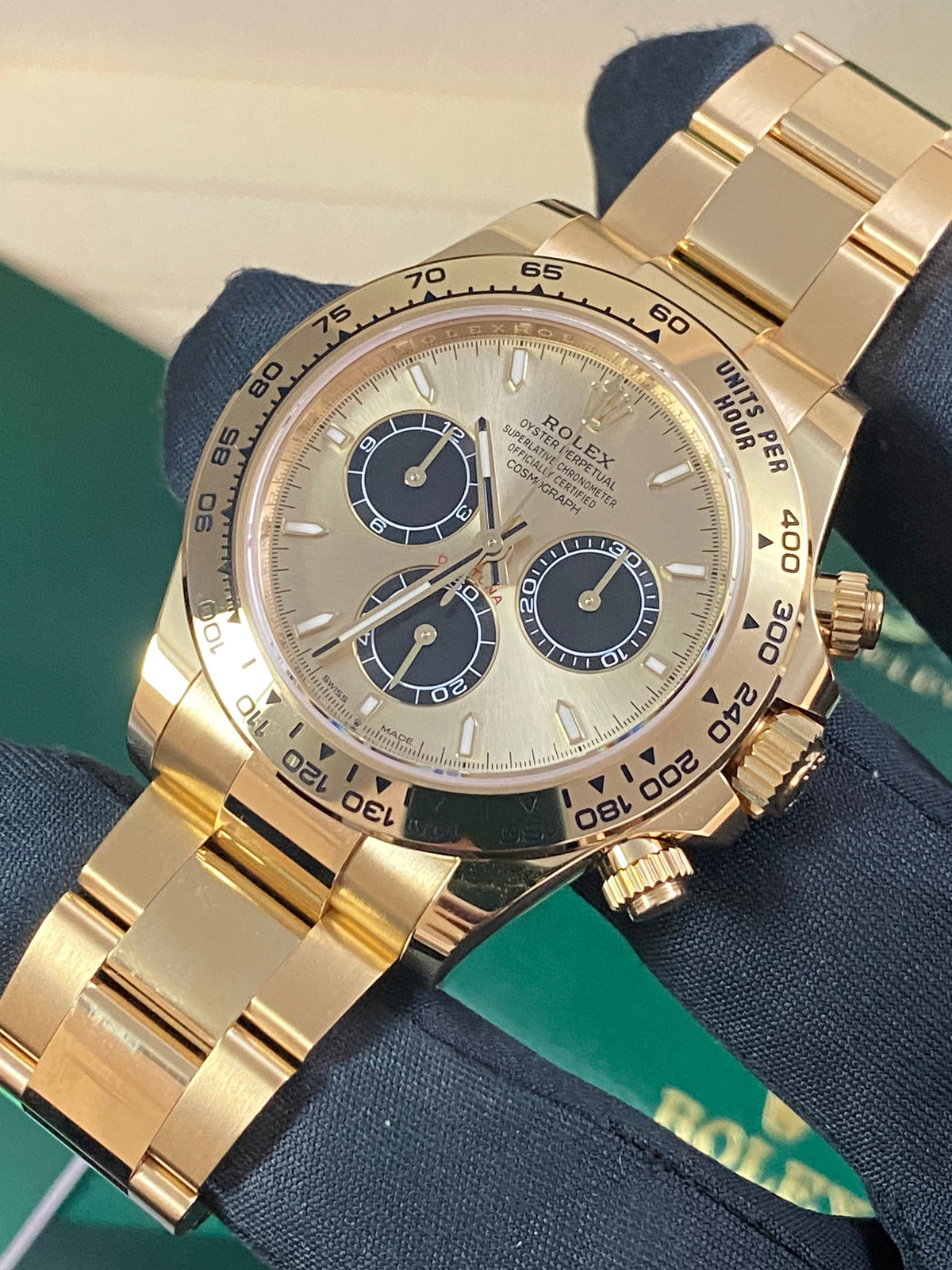 Rolex Yellow Gold Cosmograph Daytona - 2024 - "YML" Golden Panda Dial - 126508 *FULL SET*