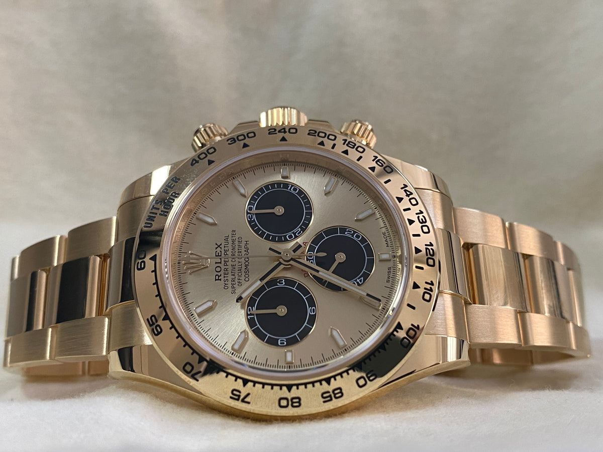 Rolex Yellow Gold Cosmograph Daytona - 2024 - "YML" Golden Panda Dial - 126508 *FULL SET*