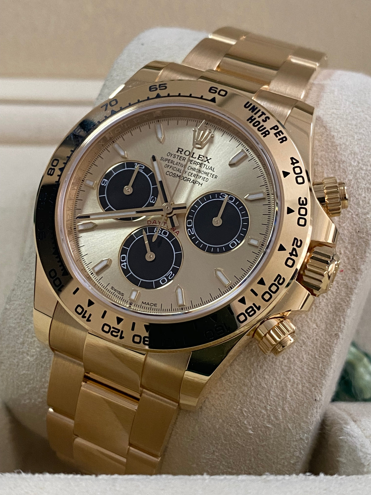 Rolex Yellow Gold Cosmograph Daytona - 2024 - "YML" Golden Panda Dial - 126508 *FULL SET*