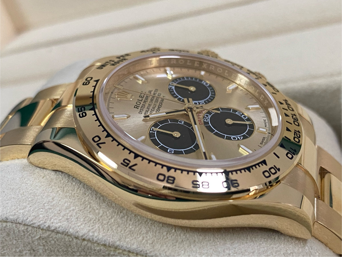 Rolex Yellow Gold Cosmograph Daytona - 2024 - "YML" Golden Panda Dial - 126508 *FULL SET*