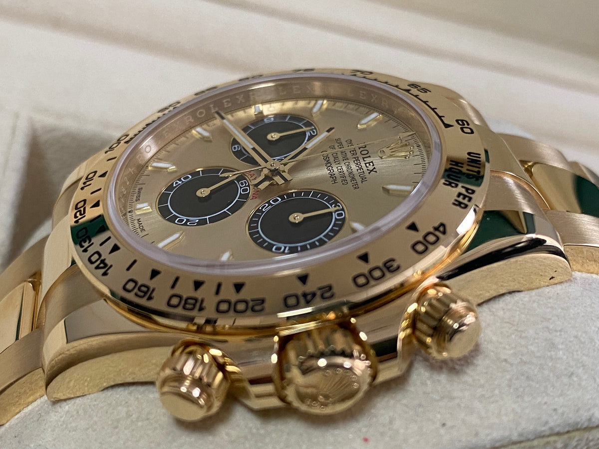 Rolex Yellow Gold Cosmograph Daytona - 2024 - "YML" Golden Panda Dial - 126508 *FULL SET*