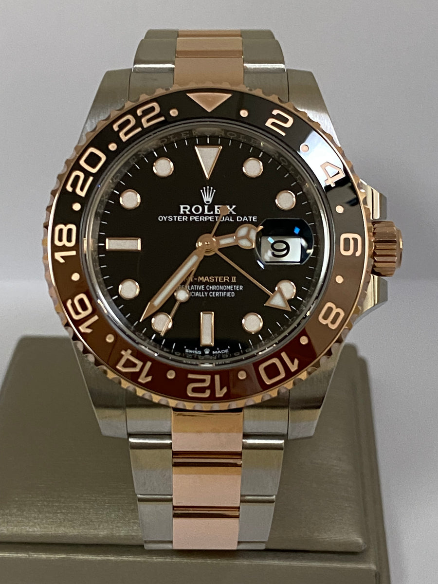 Rolex Everose Rolesor GMT-Master II - 2023 - "Root Beer" Bezel - Oyster Bracelet - 126711CHNR