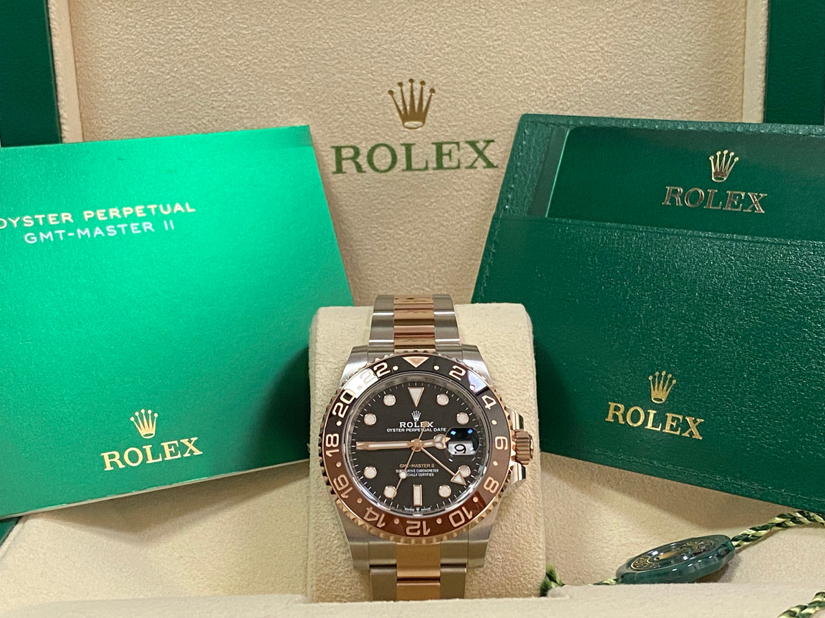 Rolex Everose Rolesor GMT-Master II - 2023 - "Root Beer" Bezel - Oyster Bracelet - 126711CHNR