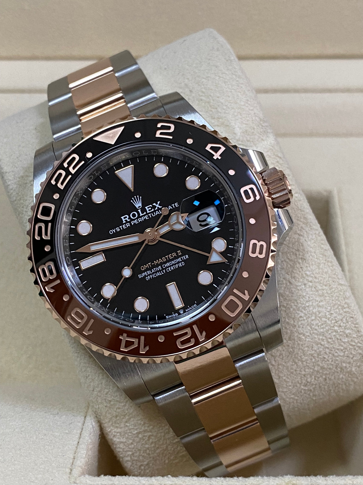 Rolex Everose Rolesor GMT-Master II - 2023 - "Root Beer" Bezel - Oyster Bracelet - 126711CHNR