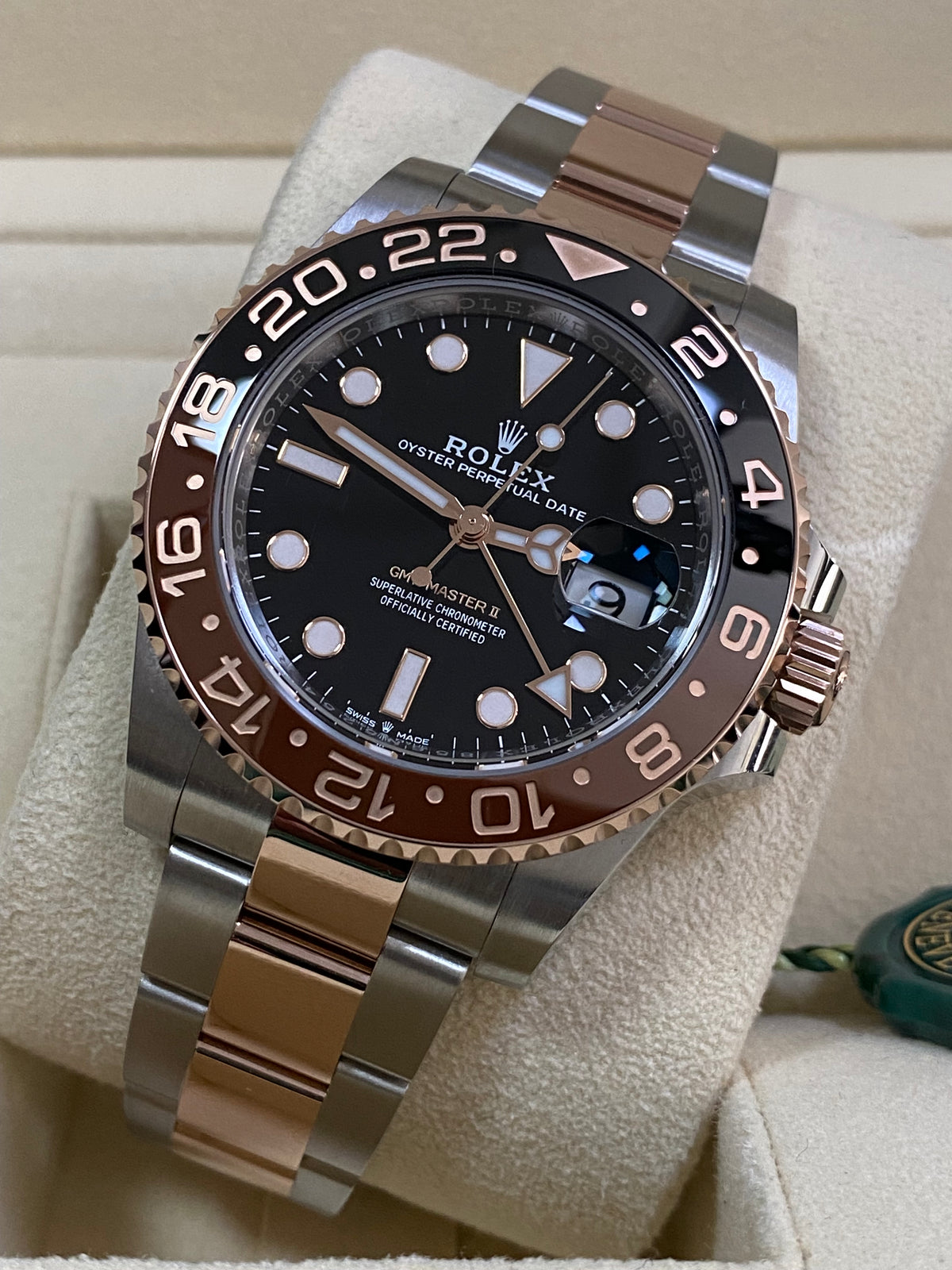 Rolex Everose Rolesor GMT-Master II - 2023 - "Root Beer" Bezel - Oyster Bracelet - 126711CHNR