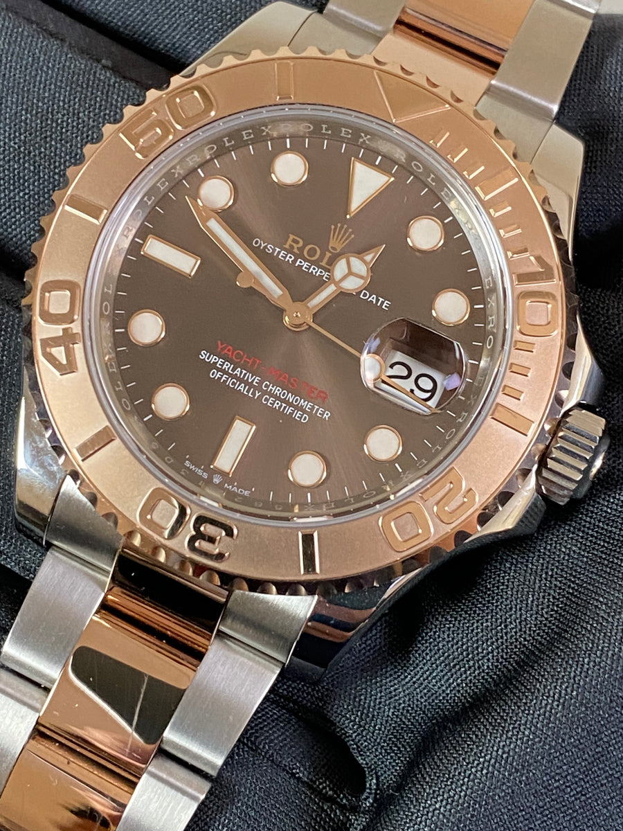 Rolex Steel and Everose Gold Yacht-Master 40 - 2023 - Chocolate Dial - 126621