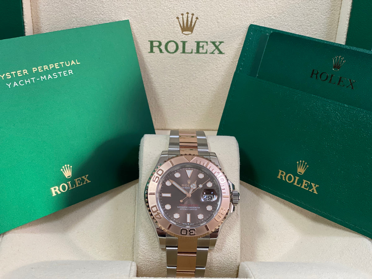 Rolex Steel and Everose Gold Yacht-Master 40 - 2023 - Chocolate Dial - 126621