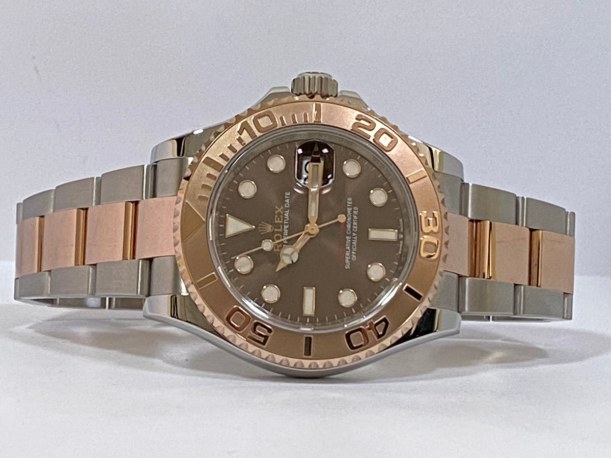 Rolex Steel and Everose Gold Yacht-Master 40 - 2023 - Chocolate Dial - 126621