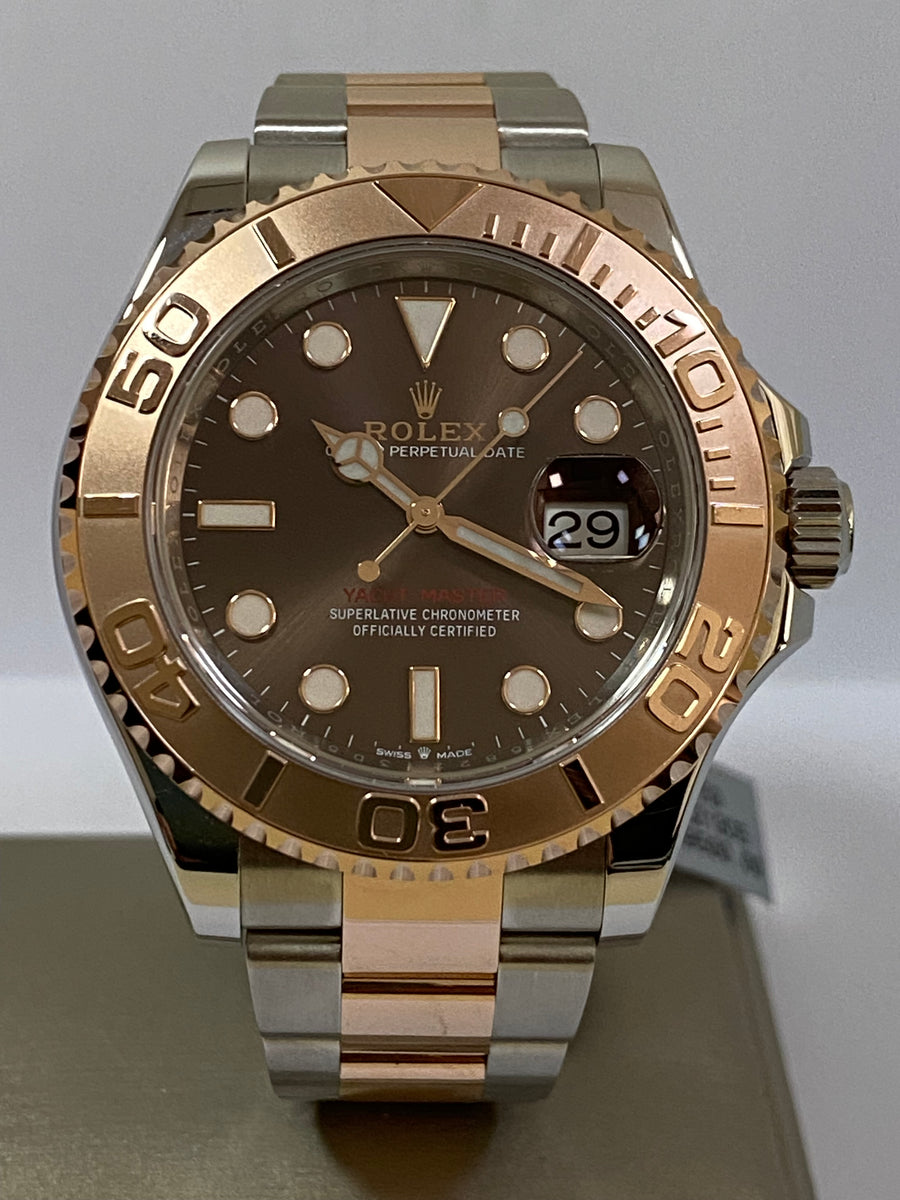 Rolex Steel and Everose Gold Yacht-Master 40 - 2023 - Chocolate Dial - 126621