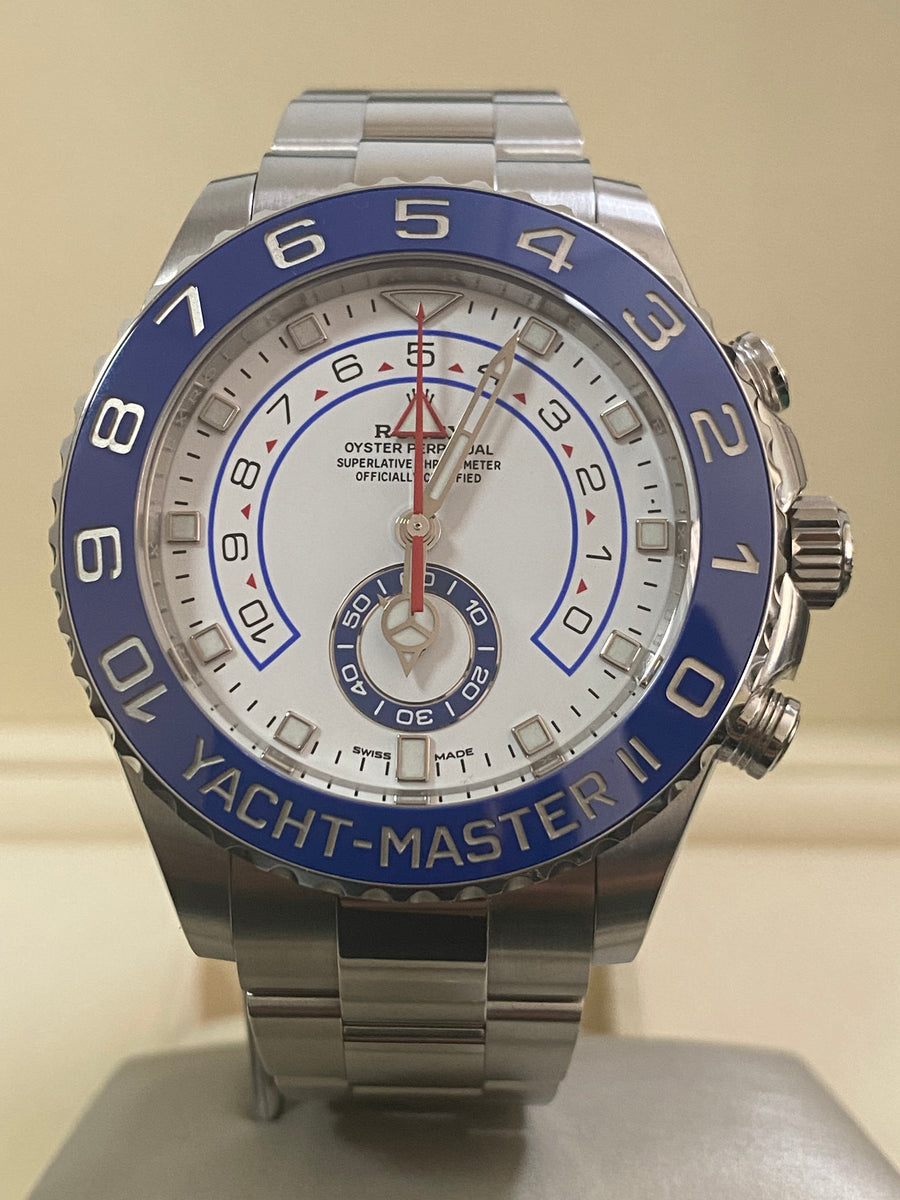 Rolex Steel Yacht-Master II - 2021 - White Dial - 116680 *FULL SET*