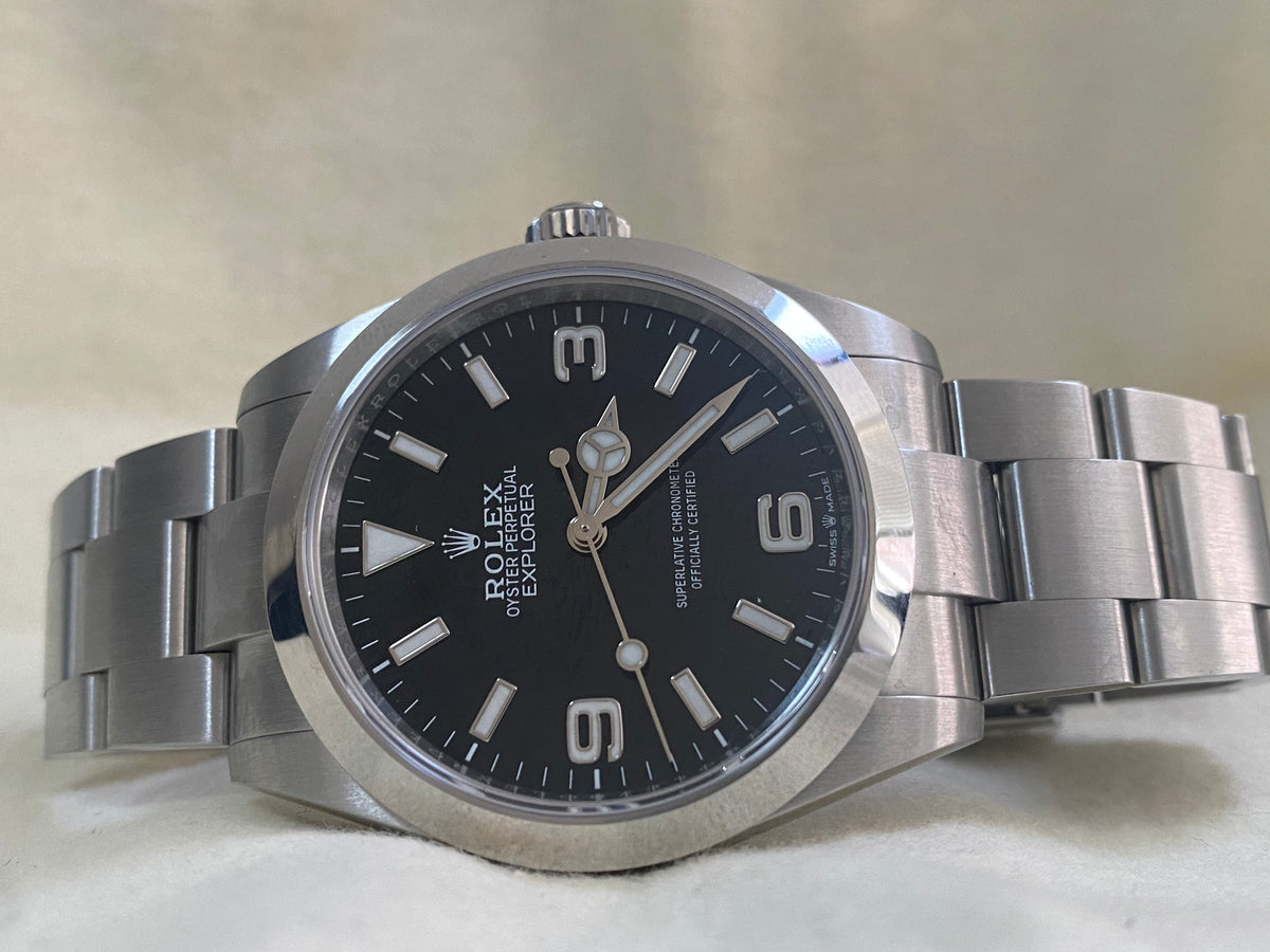 Rolex Oyster Perpetual Explorer - 2024 - Black Dial - Smooth Bezel - 224270 *FULL SET*