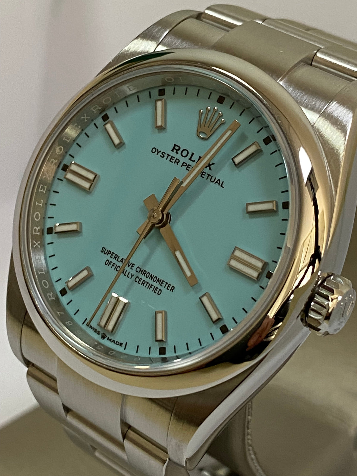 Rolex Oyster Perpetual 36 - 2023 - Domed Bezel - Tiffany Dial - Oyster Bracelet - 126000