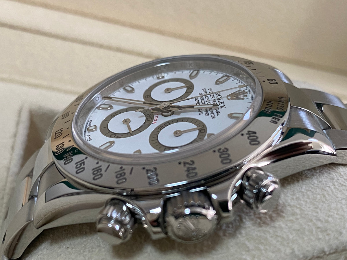 Rolex Steel Cosmograph Daytona - White Index Dial - 116520