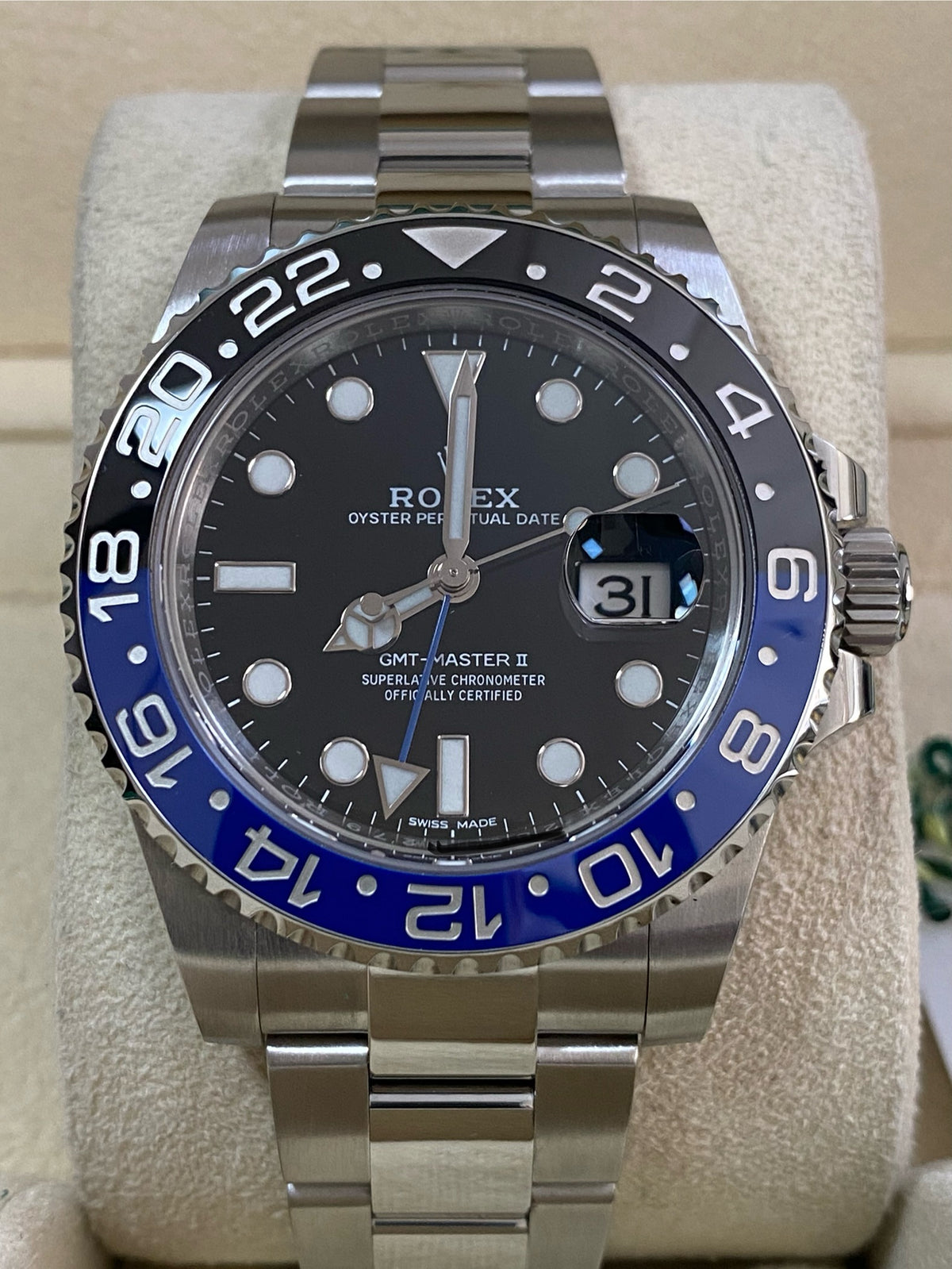 Rolex Steel GMT-Master II - 2016 - "Batman" - 116710BLNR *FULL SET*