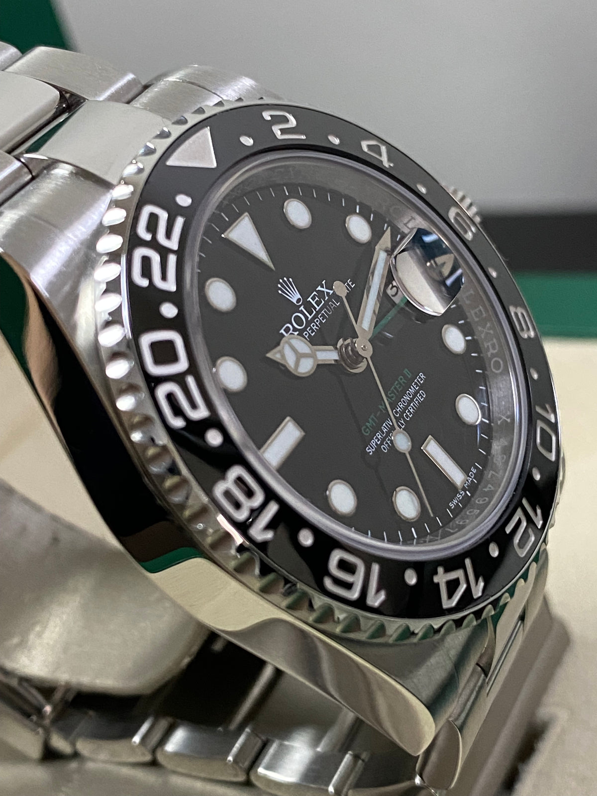 Rolex Steel GMT-Master II - 2018 - Black Bezel - Black Dial - Oyster Bracelet - 116710LN