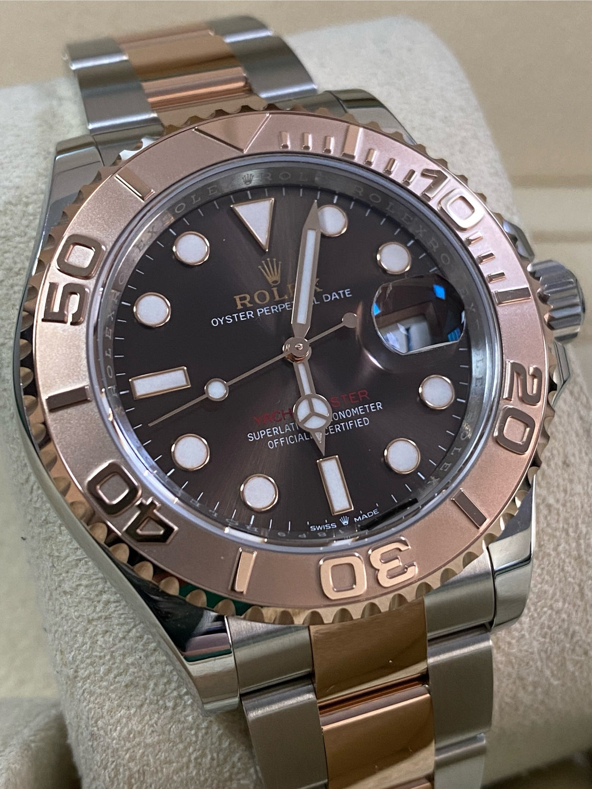 Rolex Steel and Everose Gold Yacht-Master 40 - 2024 - Chocolate Dial - 126621 *FULL SET*