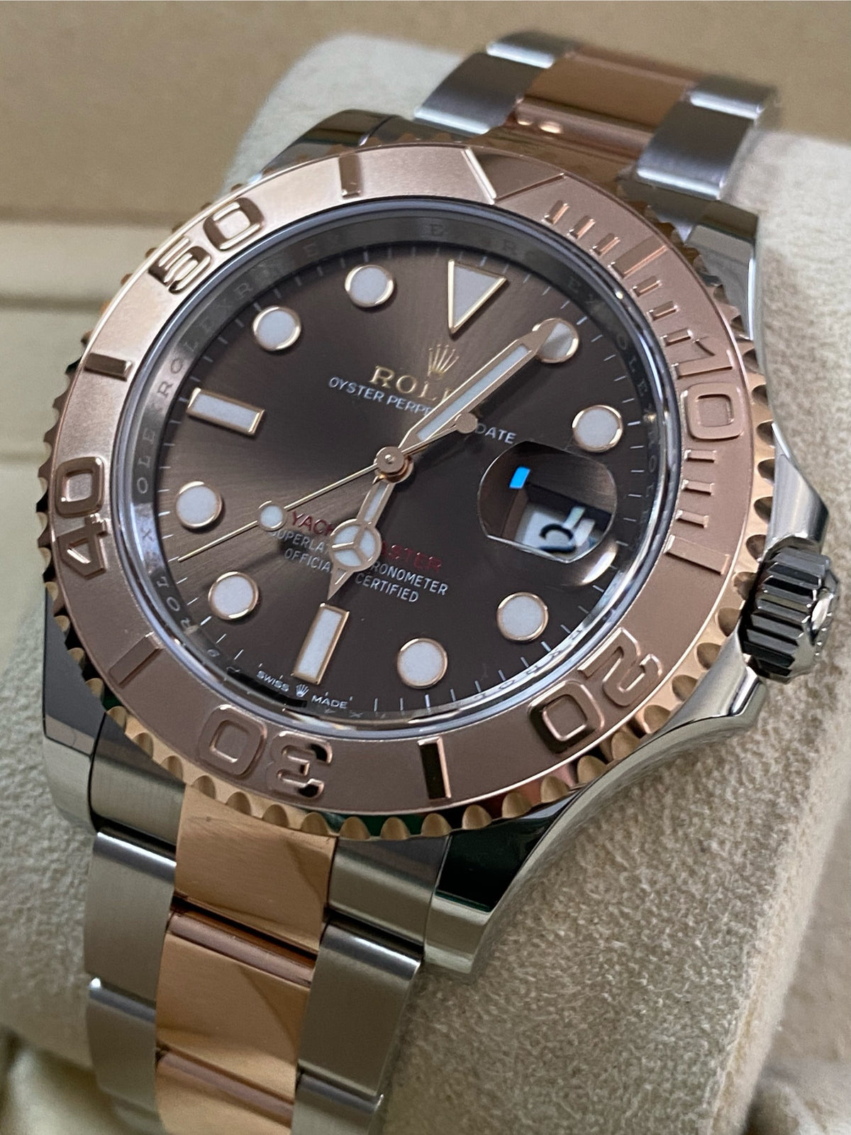 Rolex Steel and Everose Gold Yacht-Master 40 - 2024 - Chocolate Dial - 126621 *FULL SET*