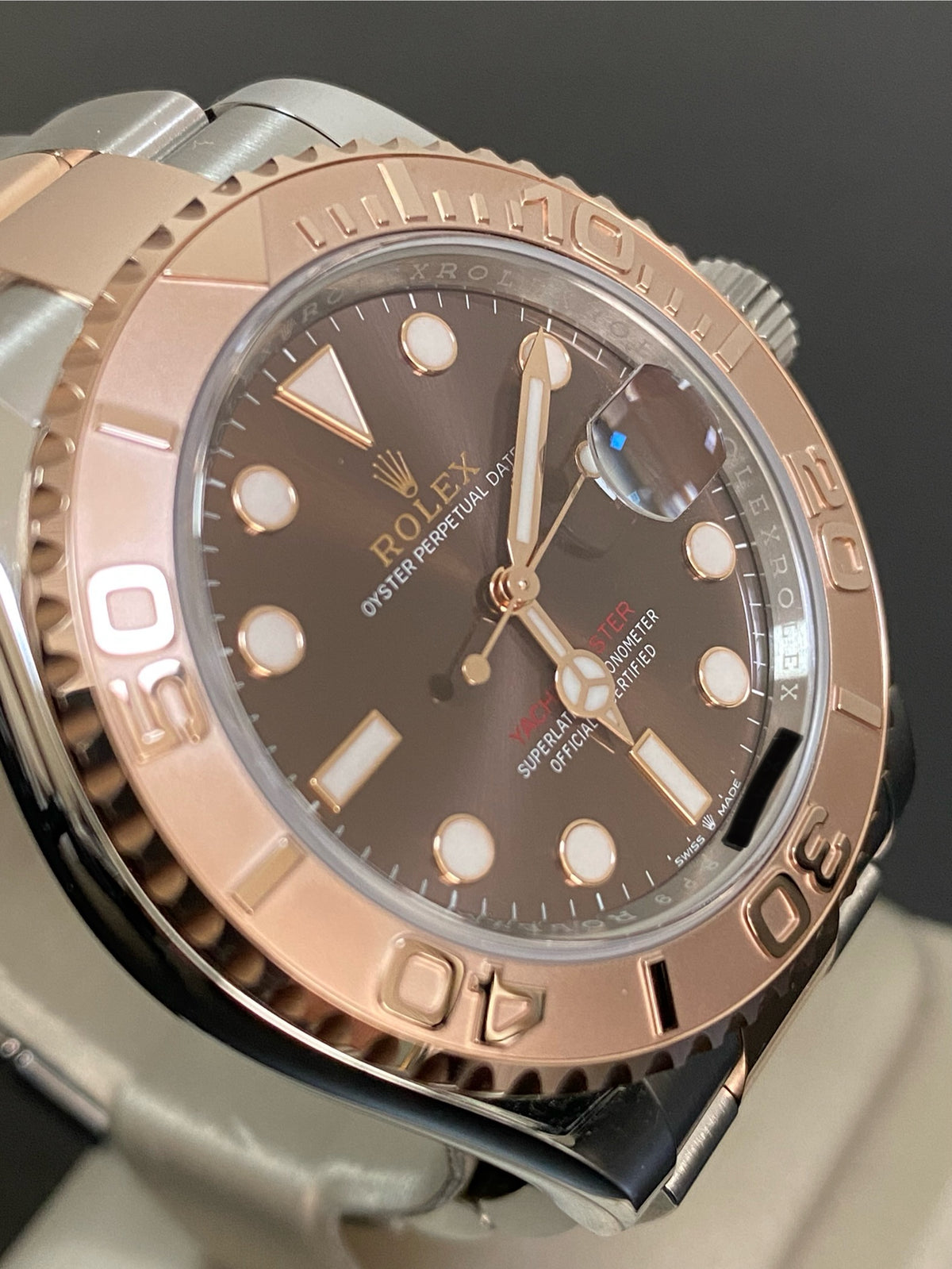 Rolex Steel and Everose Gold Yacht-Master 40 - 2024 - Chocolate Dial - 126621 *FULL SET*