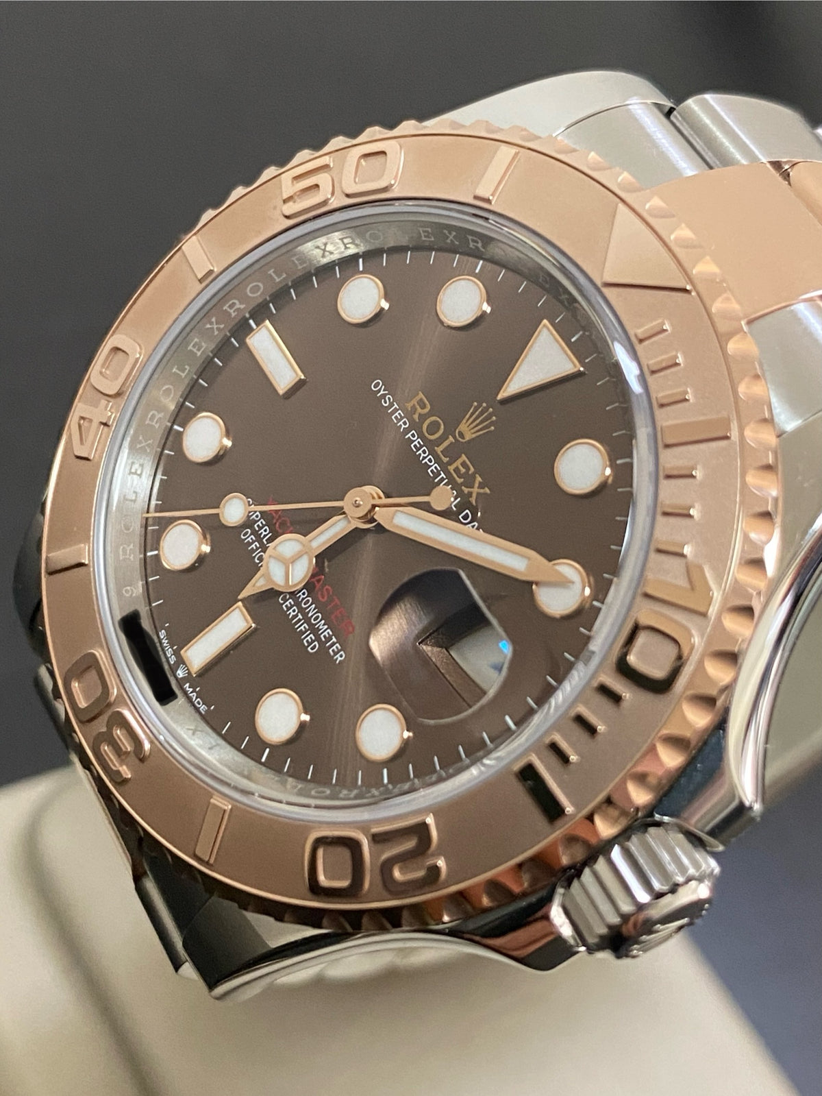 Rolex Steel and Everose Gold Yacht-Master 40 - 2024 - Chocolate Dial - 126621 *FULL SET*