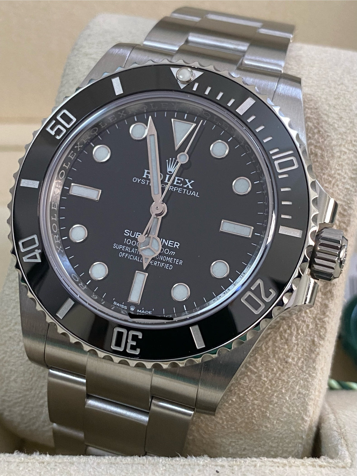 Rolex Steel Submariner No Date - 2021 - Black Dial - 124060 *FULL SET*