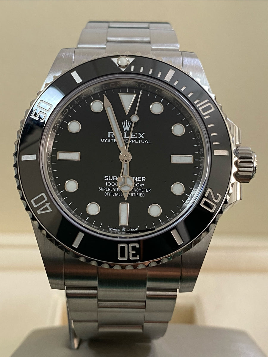 Rolex Steel Submariner No Date - 2021 - Black Dial - 124060 *FULL SET*