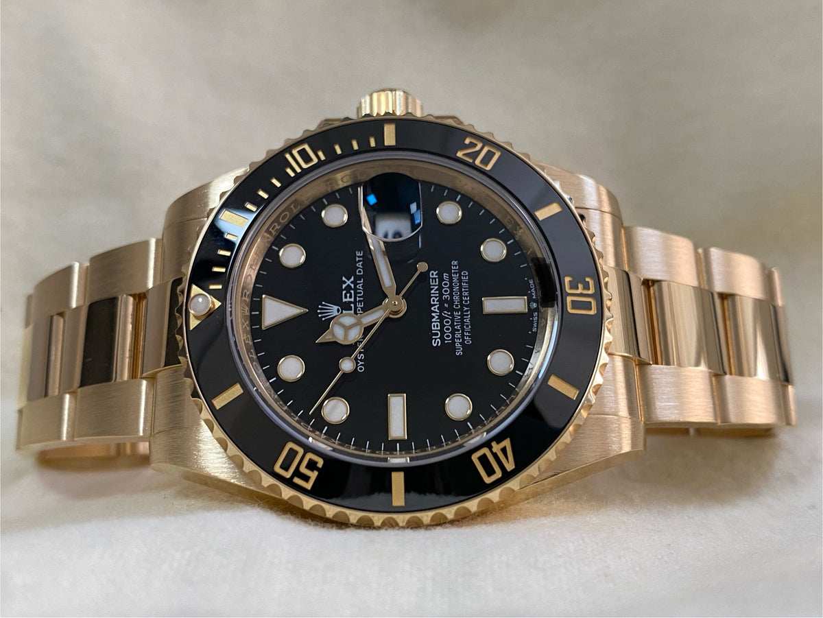 Rolex Yellow Gold Submariner Date - 2024 - Black Bezel - Black Dial - 126618LN *FULL SET*