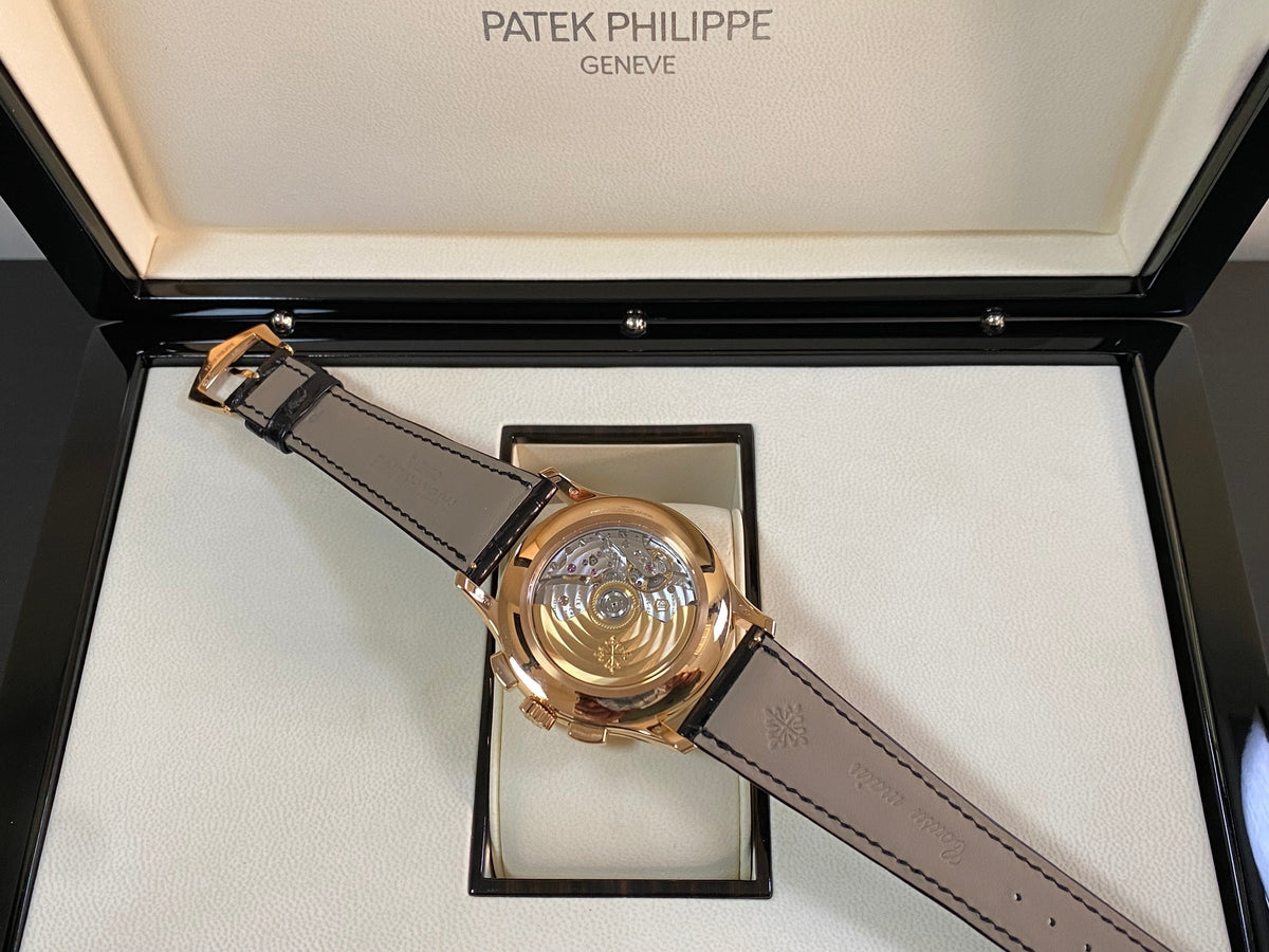 Patek Philippe Complications Flyback Chronograph Annual Calendar - Rose Gold - Brown Sunburst Dial - 5905R-001