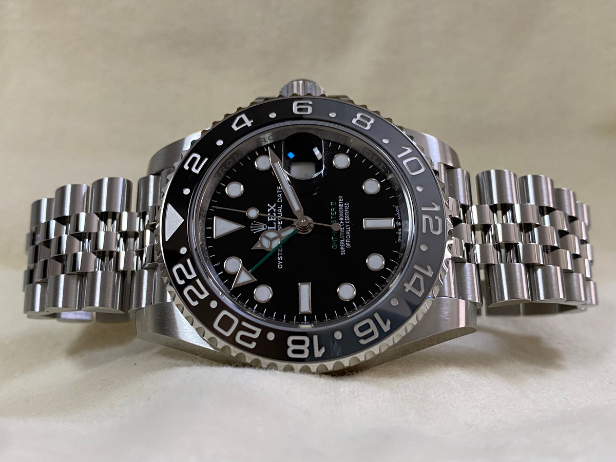 Rolex Steel GMT-Master II - 2024 - "Bruce Wayne" - Jubilee Bracelet - 126710GRNR *FULL SET*