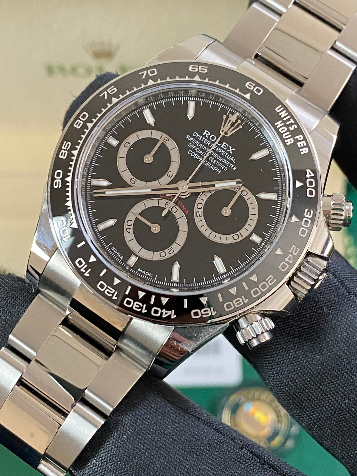 Rolex Steel Cosmograph Daytona - 2023 - Black Index Dial - 126500LN *FULL SET*