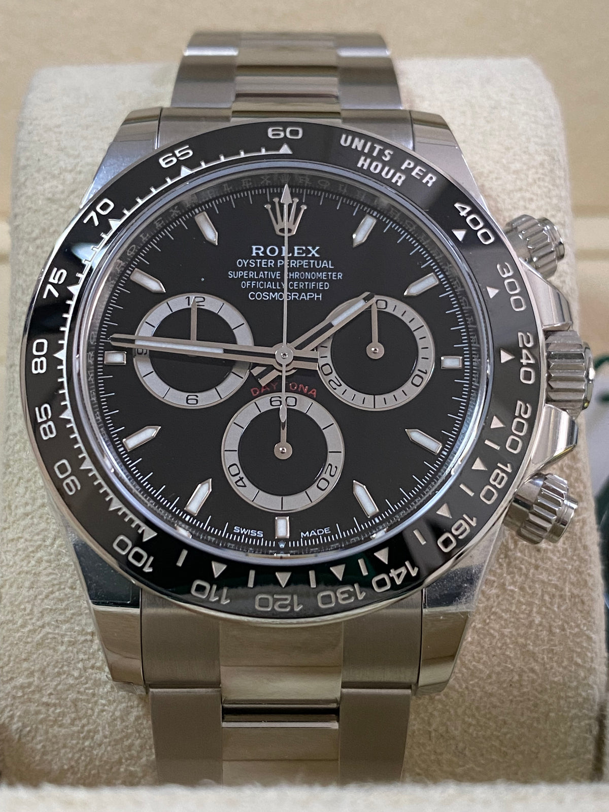 Rolex Steel Cosmograph Daytona - 2023 - Black Index Dial - 126500LN *FULL SET*