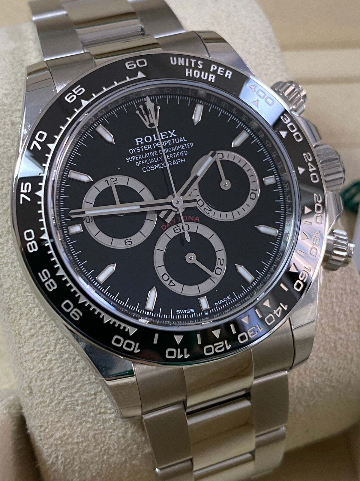 Rolex Steel Cosmograph Daytona - 2023 - Black Index Dial - 126500LN *FULL SET*