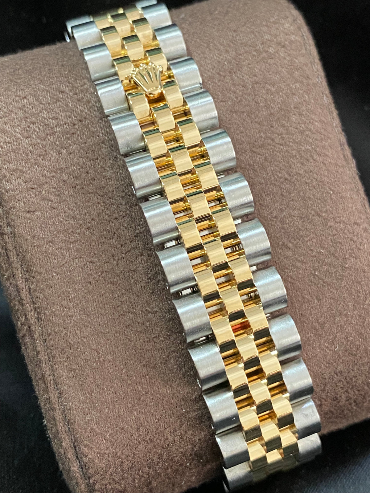 Rolex Yellow Gold Rolesor Datejust 31 - 2018 - Fluted Bezel - Black Diamond Dial - Jubilee Bracelet - 178273 *FULL SET*