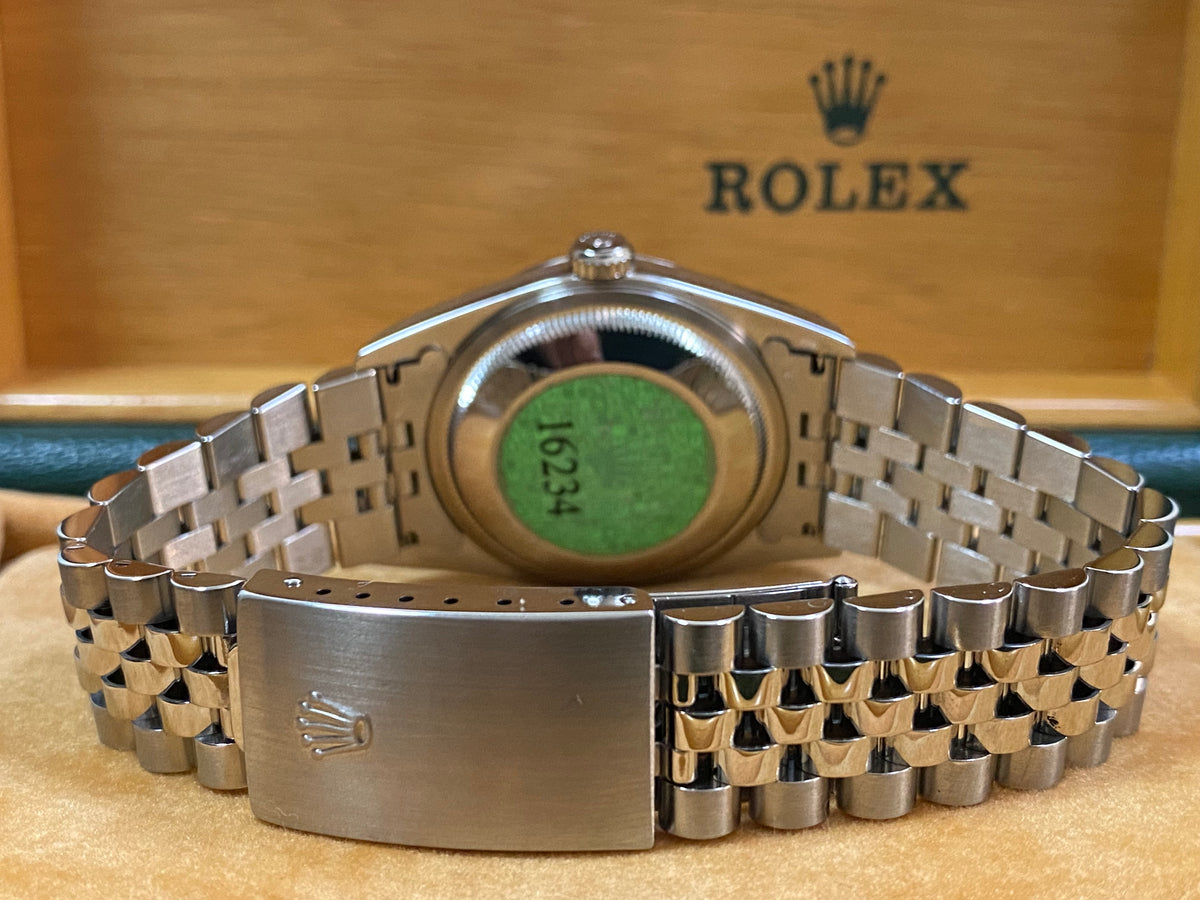 Rolex Steel Datejust 36 - Y Serial - Fluted Bezel - Rhodium Roman Dial - Jubilee Bracelet - 16234