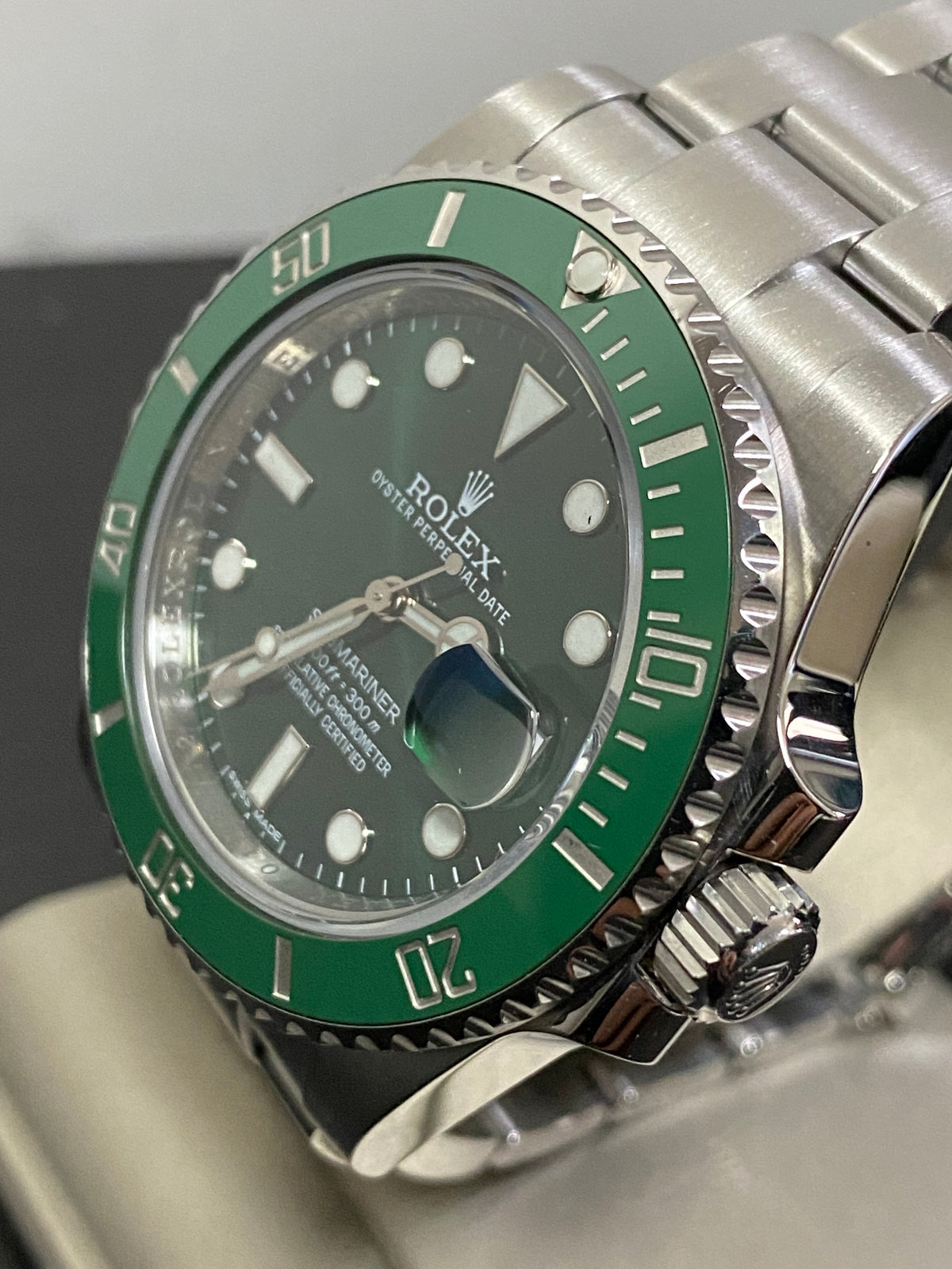 Rolex Steel Submariner Date - 2015 - "Hulk" - Green Dial - 116610LV