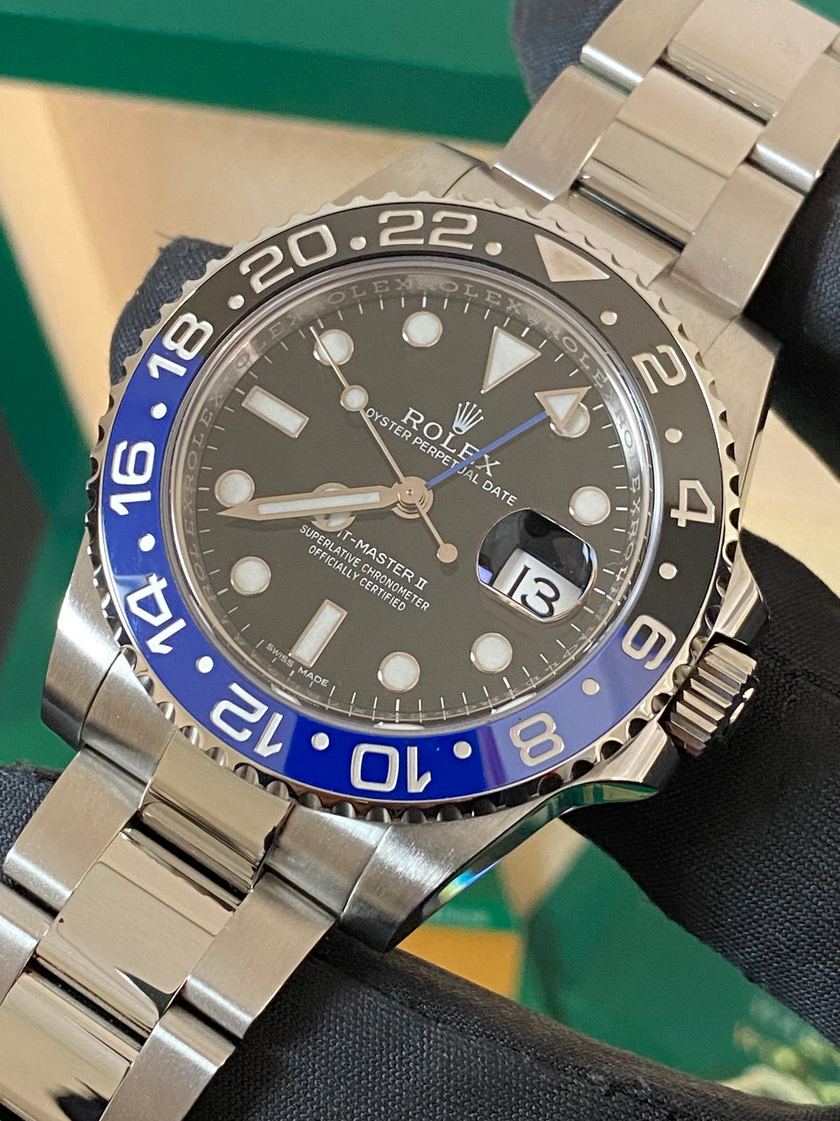 Rolex Steel GMT-Master II - 2015 - "Batman" - 116710BLNR *FULL SET*