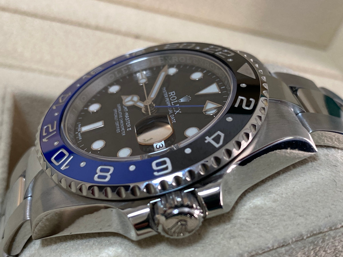 Rolex Steel GMT-Master II - 2015 - "Batman" - 116710BLNR *FULL SET*