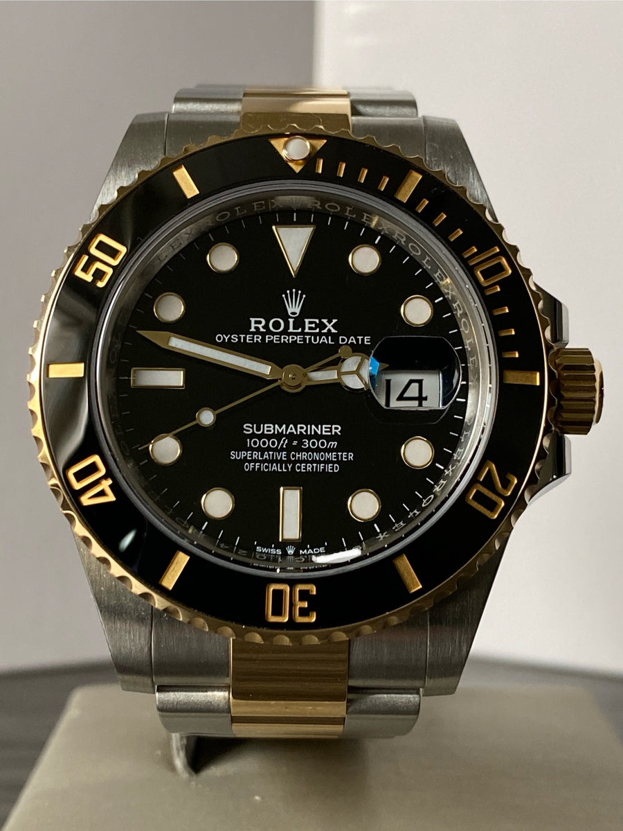 Rolex Steel and Gold Submariner Date - 2021 - Black Bezel - Black Dial - 126613LN