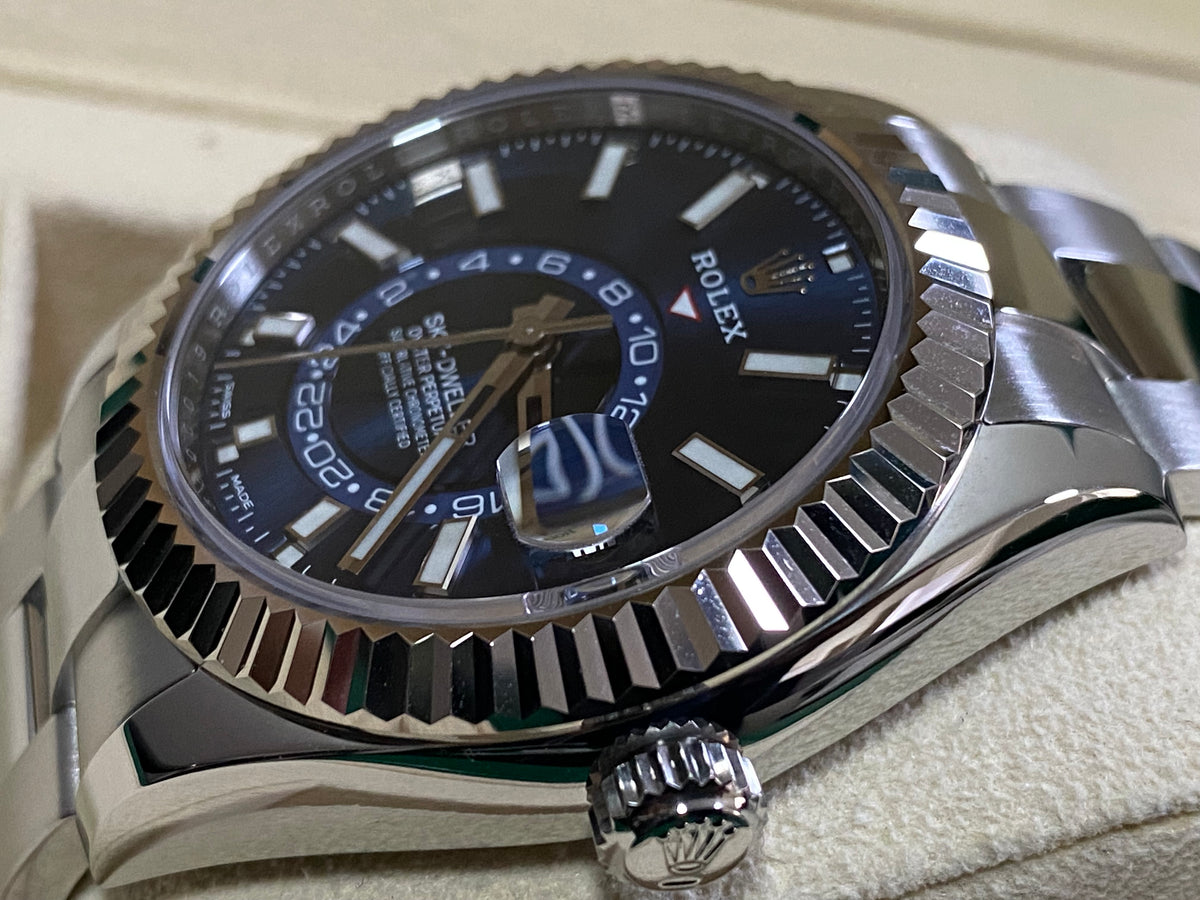 Rolex Steel Sky-Dweller - 2019 - Blue Dial - Oyster Bracelet - 326934