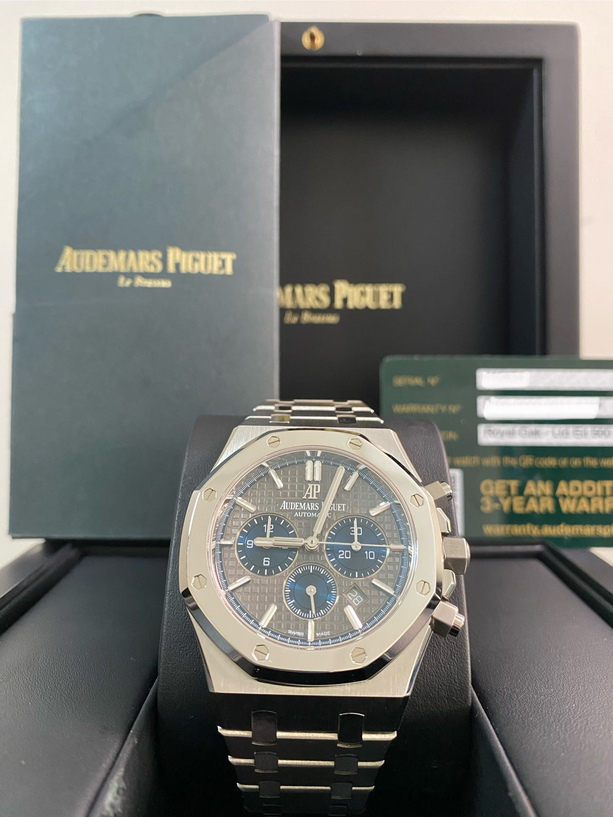 Audemars Piguet Royal Oak Chronograph - 41mm - Titanium Platinum Grey Dial - 26331IP *LIMITED TO 500PCS*