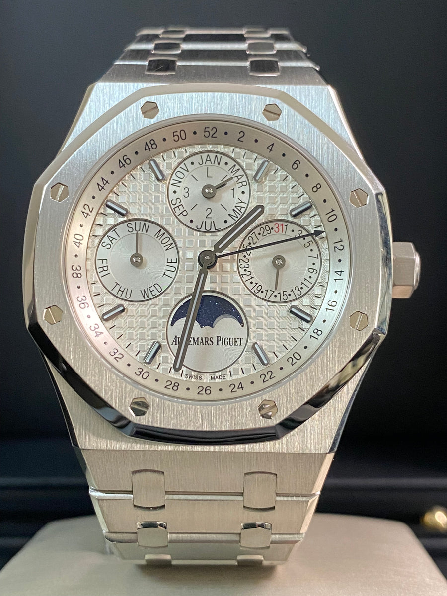 Audemars Piguet Royal Oak Perpetual Calendar - 2017 - Silver Dial - 26574ST - *FULL SET*