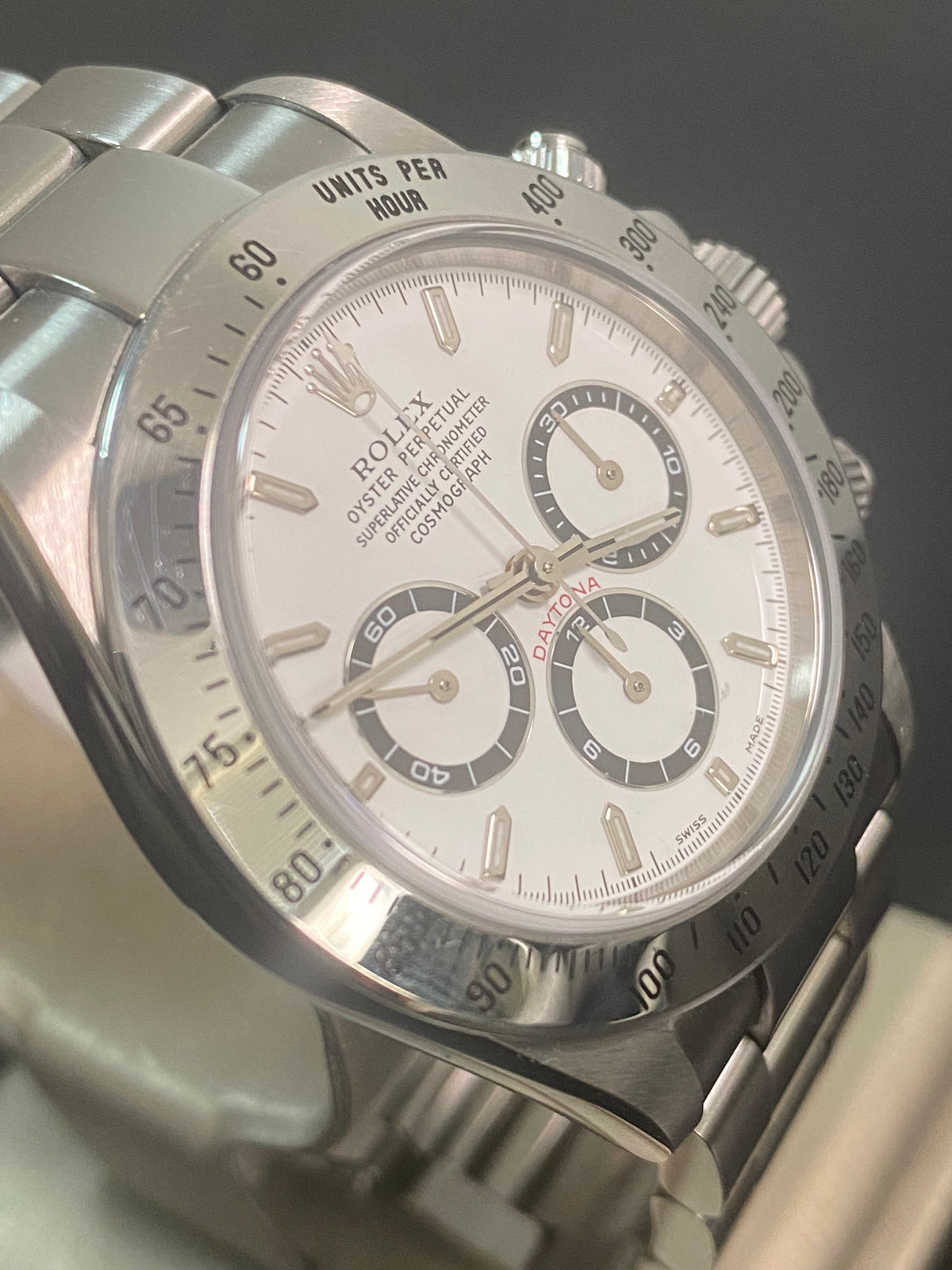 Rolex Steel Cosmograph Daytona - A serial - Zenith Movement - SEL - 16520 *UNPOLISHED*