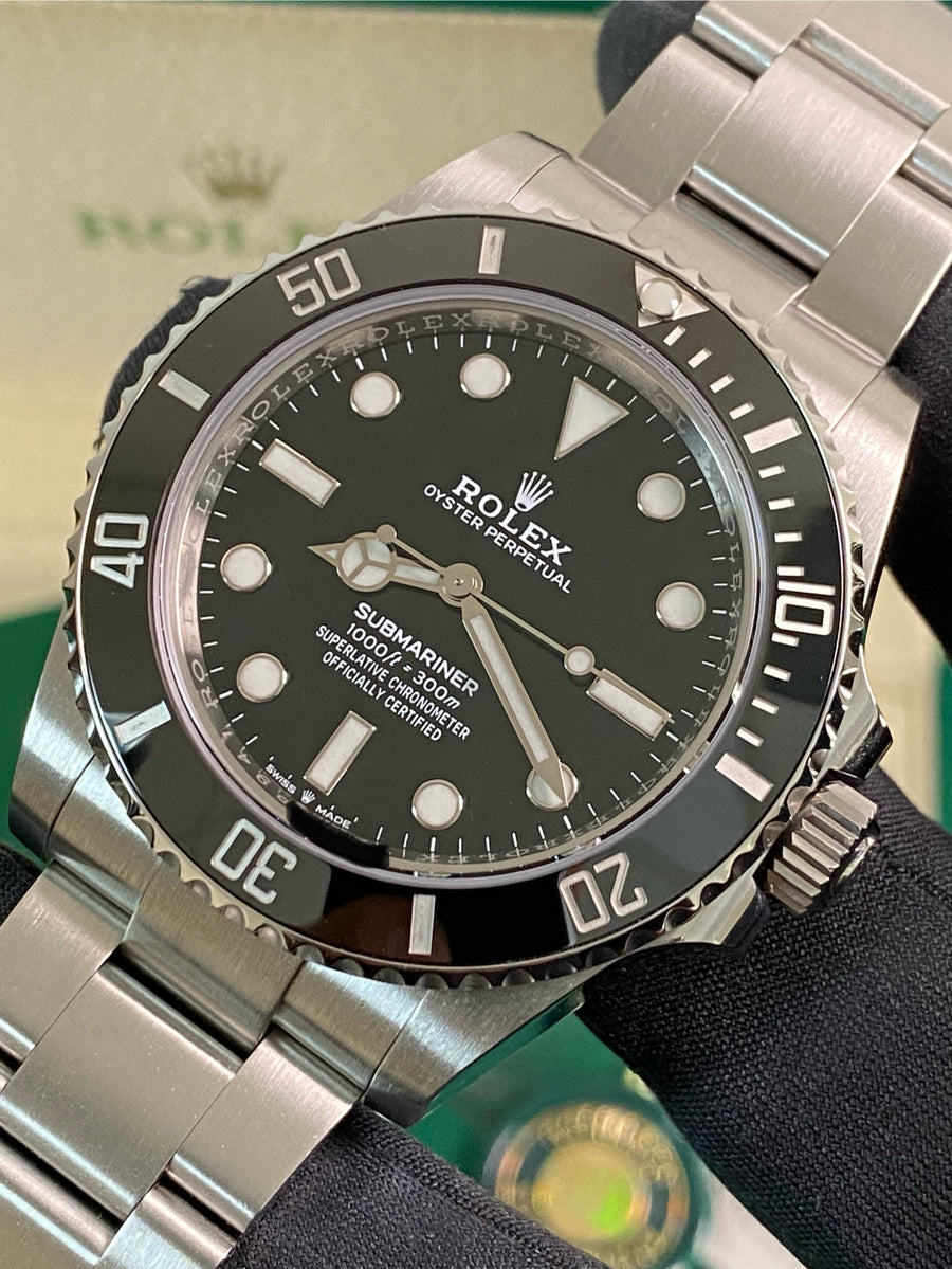 Rolex Steel Submariner No Date - 2021 - Black Dial - 124060 *FULL SET*