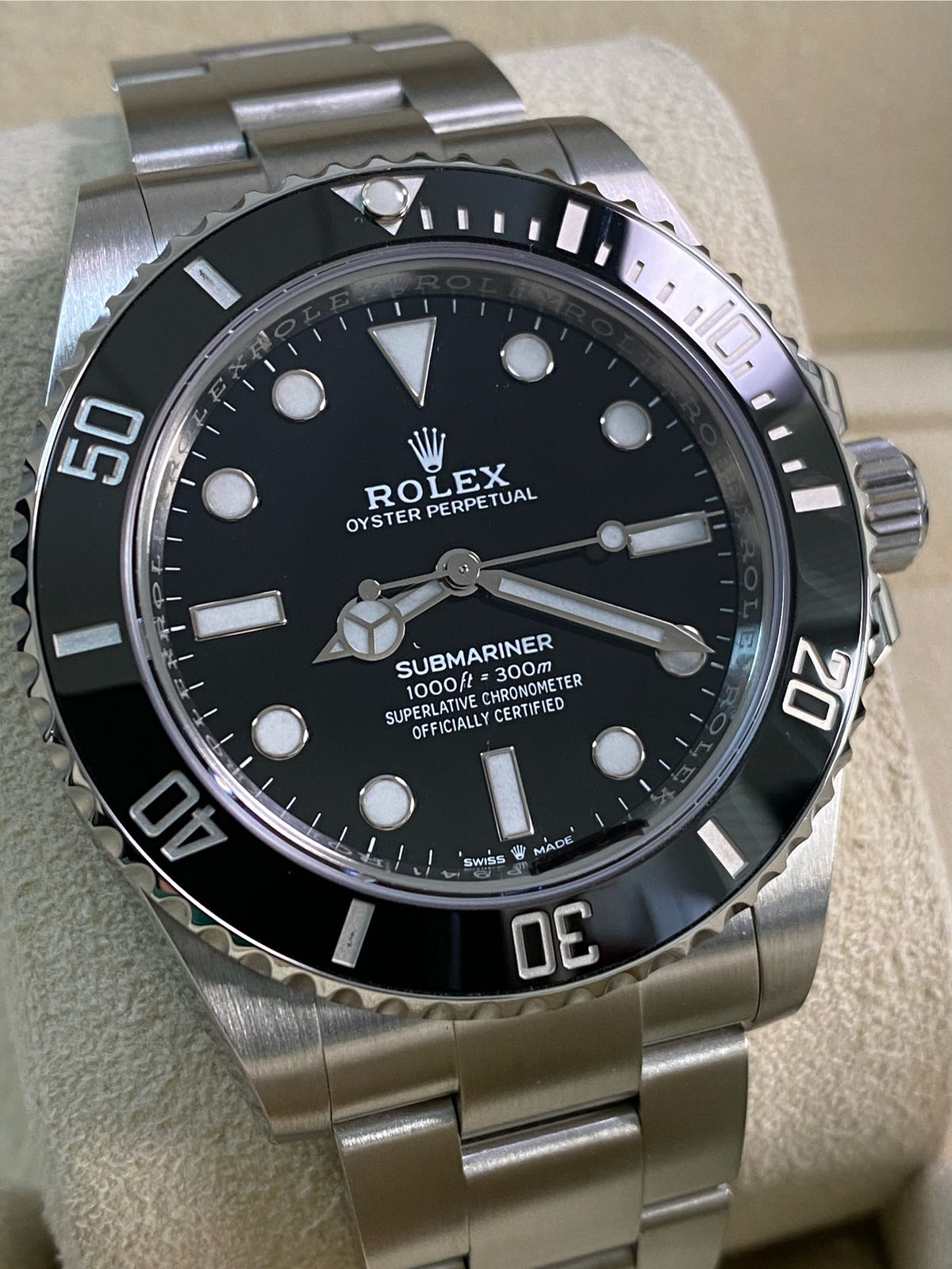 Rolex Steel Submariner No Date - 2021 - Black Dial - 124060 *FULL SET*