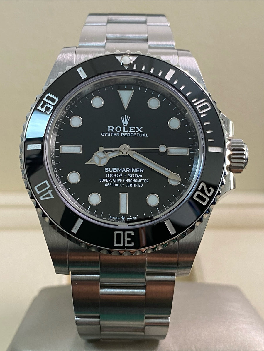 Rolex Steel Submariner No Date - 2021 - Black Dial - 124060 *FULL SET*