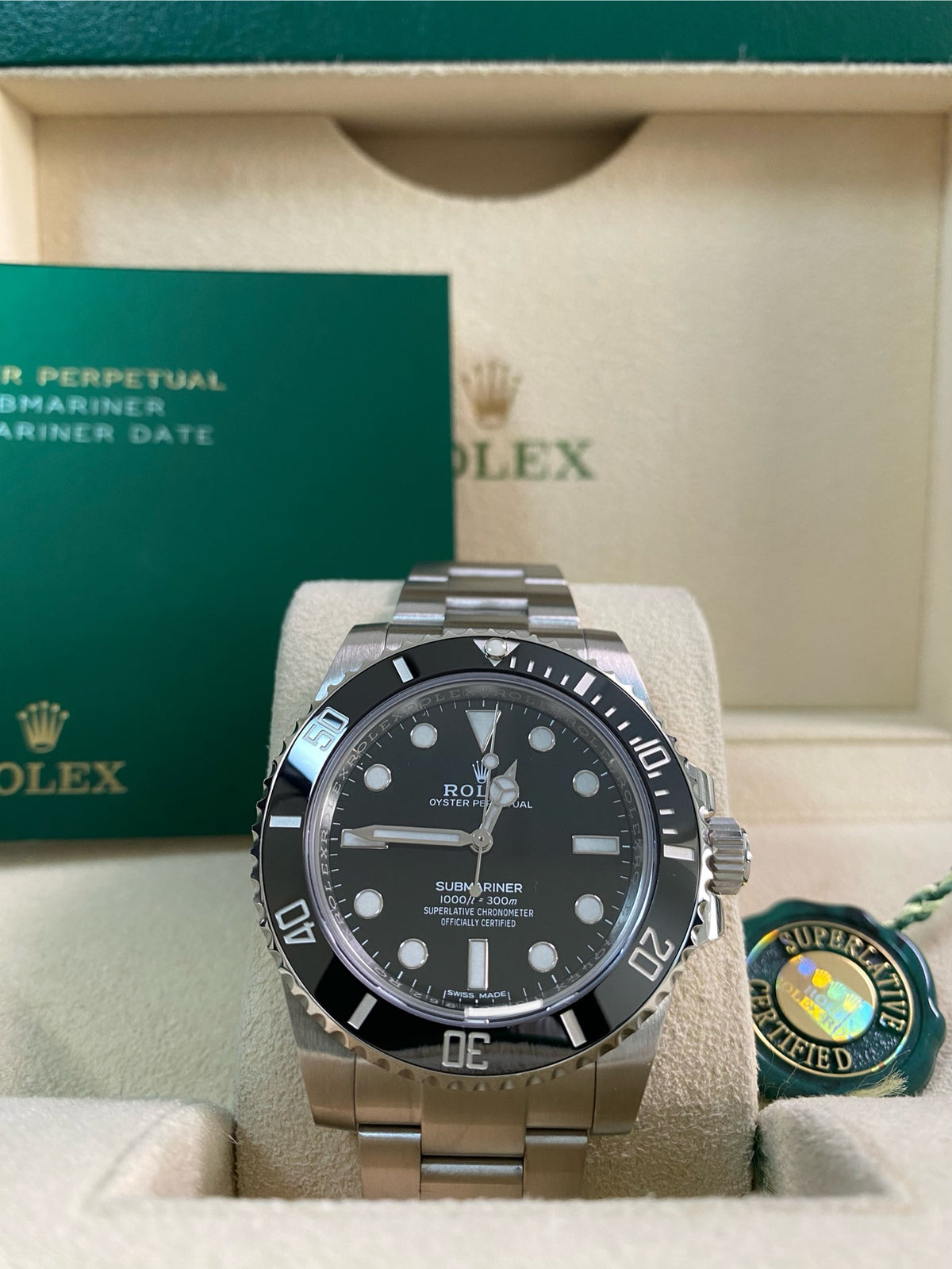 Rolex Steel Submariner No Date - Black Dial - 114060