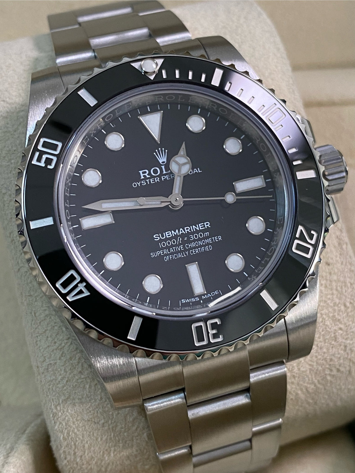 Rolex Steel Submariner No Date - Black Dial - 114060