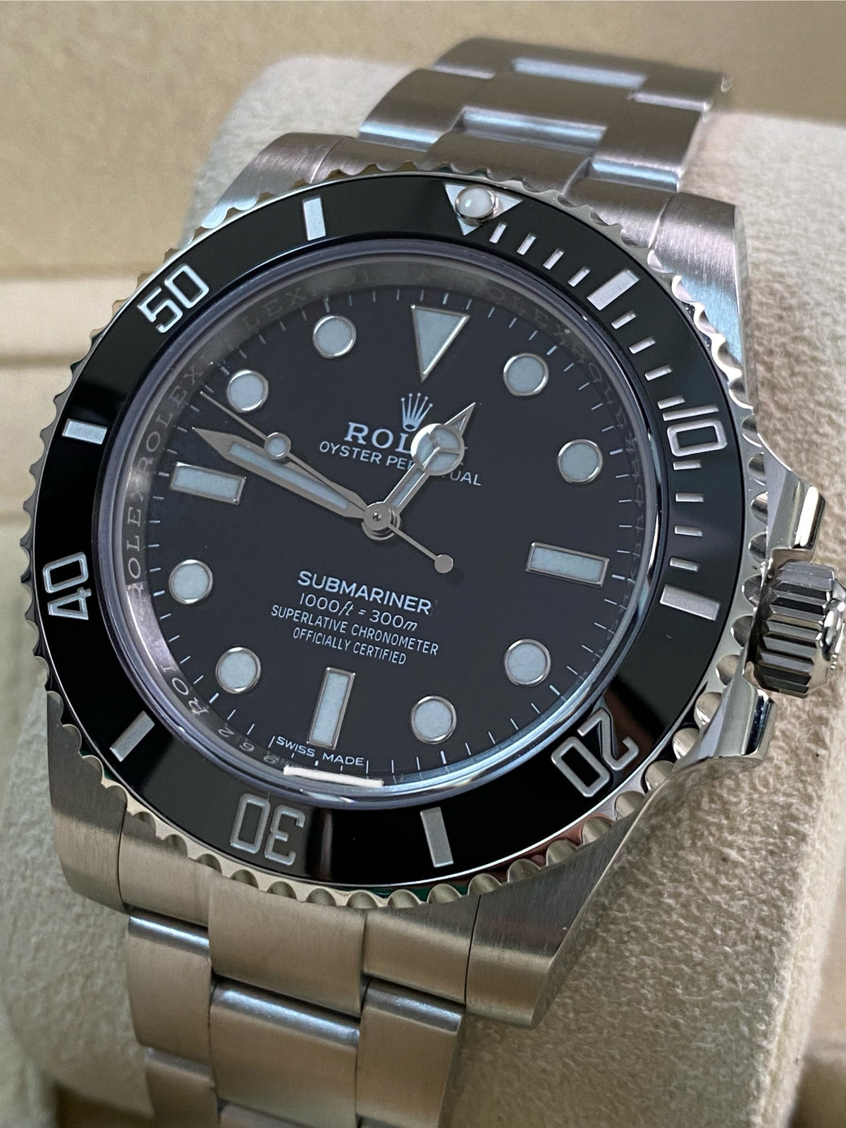 Rolex Steel Submariner No Date - Black Dial - 114060