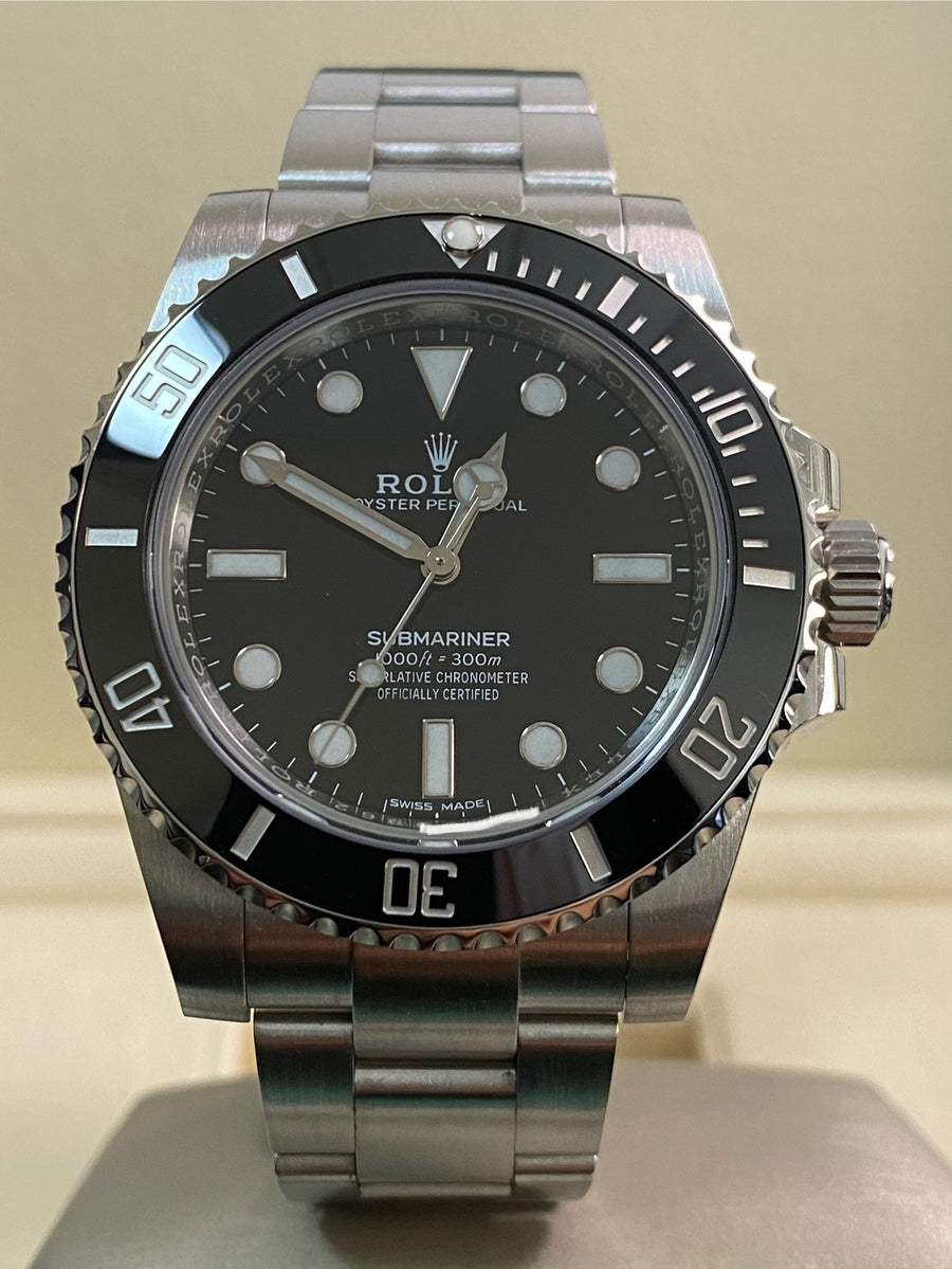 Rolex Steel Submariner No Date - Black Dial - 114060